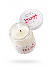 Массажная свеча Caramel   Popcorn - 35 мл. - Pecado - купить с доставкой в Мытищах