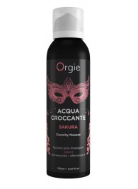 Хрустящая пенка для массажа Orgie Acqua Croccante Sakura с ароматом сакуры - 150 мл. - ORGIE - купить с доставкой в Мытищах