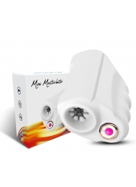 Белый вибромастурбатор Mini Masturbator - Silicone Toys - в Мытищах купить с доставкой