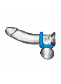 Комплект из 2 эрекционных колец-восьмерок 2-Pack Duo Cock And Ball Stamina Enhancement Ring - BlueLine - в Мытищах купить с доставкой