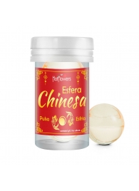 Интимный гель Chinesa Esfera с охлаждающе-пульсирующим эффектом (2 шарика по 3 гр.) - HotFlowers - купить с доставкой в Мытищах