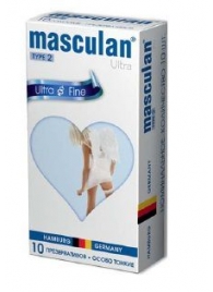Ультратонкие презервативы Masculan Ultra Fine с обильной смазкой - 10 шт. - Masculan - купить с доставкой в Мытищах