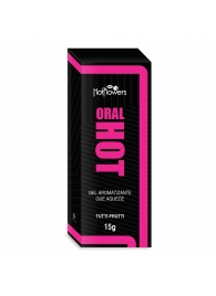 Гель для оральных ласк Oral Hot с согревающим эффектом - 15 гр. - HotFlowers - купить с доставкой в Мытищах