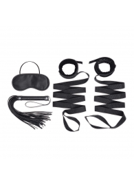 Эротический набор 4PC Bondage Bed Strap   Flogger Kit - Lux Fetish - купить с доставкой в Мытищах