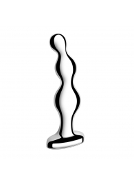 Стальной анальный фаллоимитатор для простаты Stainless Steel Anal Beads - 13 см. - b-Vibe - в Мытищах купить с доставкой
