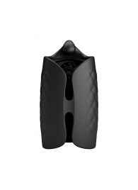 Черный мастурбатор с вибростимуляцией головки Black Glans Trainer - Baile - в Мытищах купить с доставкой