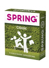 Классические презервативы SPRING CLASSIC - 3 шт. - SPRING - купить с доставкой в Мытищах