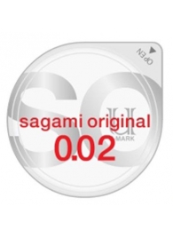 Ультратонкий презерватив Sagami Original - 1 шт. - Sagami - купить с доставкой в Мытищах