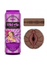Коричневый мастурбатор-вагина Pleasure Brew Masturbator-Wild Ale в банке - Lovetoy - в Мытищах купить с доставкой