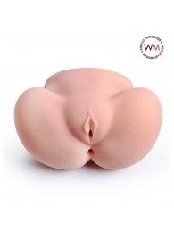Реалистичный мастурбатор с двумя функциональными отверстиями - Erowoman-Eroman - в Мытищах купить с доставкой