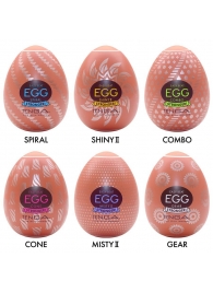 Набор из 6 мастурбаторов-яиц Tenga Egg Variety Pack V - Tenga - в Мытищах купить с доставкой
