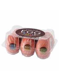 Набор из 6 мастурбаторов-яиц Tenga Egg Variety Pack V - Tenga - в Мытищах купить с доставкой