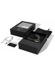 Чёрный перезаряжаемый стимулятор простаты Bruno Black - Lelo - в Мытищах купить с доставкой