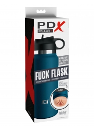 Мастурбатор-вагина в синей колбе F*ck Flask - Pipedream - в Мытищах купить с доставкой