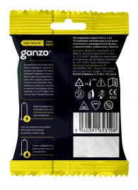 Ультратонкие презервативы Ganzo Ultra thin в мягкой упаковке - 3 шт. - Ganzo - купить с доставкой в Мытищах