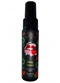 Спрей для горла Deep Throat с десенсибилизирующим эффектом и вкусом клубники - 50 мл. - БиоМед - купить с доставкой в Мытищах