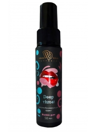 Спрей для горла Deep Throat с десенсибилизирующим эффектом и вкусом бабл-гам - 50 мл. - БиоМед - купить с доставкой в Мытищах