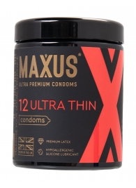 Ультратонкие презервативы MAXUS Ultra Thin - 12 шт. - Maxus - купить с доставкой в Мытищах