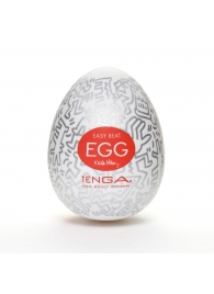 Мастурбатор-яйцо Keith Haring EGG PARTY - Tenga - в Мытищах купить с доставкой