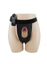 Полый вибрострапон на регулируемых трусиках Draven - 17,5 см. - Baile - купить с доставкой в Мытищах