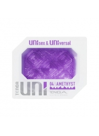 Фиолетовый мастурбатор-стимулятор Tenga Uni Amethyst - Tenga - в Мытищах купить с доставкой