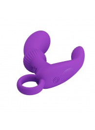 Фиолетовый вибромассажёр для массажа простаты Cayla - 11,2 см. - Baile - в Мытищах купить с доставкой