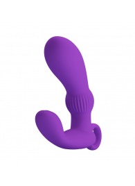Фиолетовый вибромассажёр для массажа простаты Cayla - 11,2 см. - Baile - в Мытищах купить с доставкой
