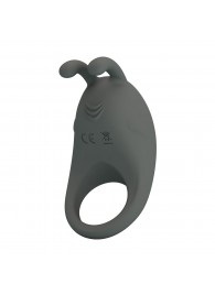 Серое эрекционное кольцо с вибрацией Master Ring - Baile - в Мытищах купить с доставкой