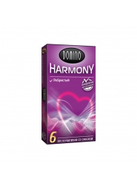 Презервативы с рёбрышками Domino Harmony - 6 шт. - Domino - купить с доставкой в Мытищах
