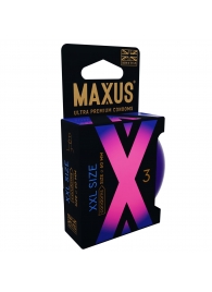 Презервативы Maxus XXL увеличенного размера - 3 шт. - Maxus - купить с доставкой в Мытищах