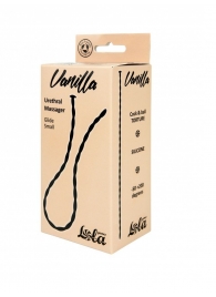 Черный уретральный массажер Glide Small - 30 см. - Lola Games - купить с доставкой в Мытищах