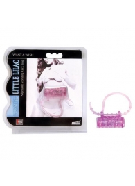 Эрекционное кольцо с вибратором LITTLE LILAC - Dream Toys - в Мытищах купить с доставкой