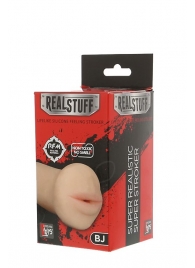 Нежный мастурбатор-ротик REALSTUFF 5INCH MASTURBATOR BJ - Dream Toys - в Мытищах купить с доставкой