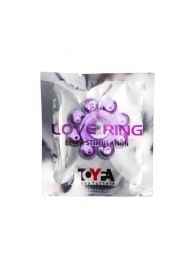 Мягкая фиолетовая гелевая насадка - Toyfa Basic - в Мытищах купить с доставкой