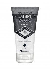 Водно-силиконовый интимный гель-смазка Lubrimax Brave - 75 мл. - ИнтелБИО - купить с доставкой в Мытищах