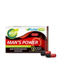 Возбуждающее средство Man’s power - 10 капсул (+1 в подарок) - SuperCaps - купить с доставкой в Мытищах