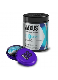 Гладкие презервативы Maxus G spot с двойной спиралью - 15 шт. - Maxus - купить с доставкой в Мытищах