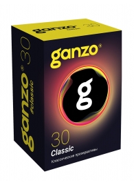 Классические презервативы с обильной смазкой Ganzo Classic - 30 шт. - Ganzo - купить с доставкой в Мытищах