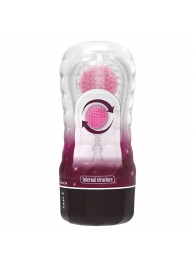 Прозрачный текстурированный мастурбатор Vacuum Cup Masturbator Black Hole - Baile - в Мытищах купить с доставкой