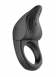 Черное эрекционное виброкольцо Vibro Lust Ring - MALESATION - в Мытищах купить с доставкой