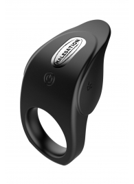 Черное эрекционное виброкольцо Vibro Lust Ring - MALESATION - в Мытищах купить с доставкой