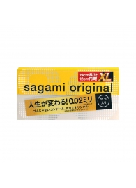 Презервативы увеличенного размера Sagami Original 0.02 XL-size - 12 шт. - Sagami - купить с доставкой в Мытищах