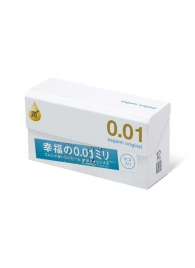 Увлажнённые презервативы Sagami Original 0.01 Extra Lub - 12 шт. - Sagami - купить с доставкой в Мытищах
