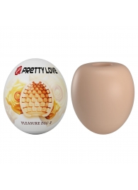 Бежевый мастурбатор-яйцо Pleasure Egg II - Baile - в Мытищах купить с доставкой