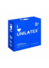 Классические презервативы Unilatex Natural Plain - 3 шт. - Unilatex - купить с доставкой в Мытищах