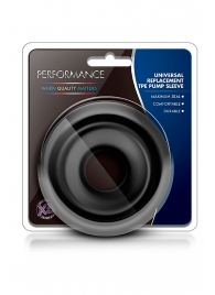 Черный уплотнитель на вакуумную помпу Replacement Pump Sleeve - Blush Novelties - в Мытищах купить с доставкой