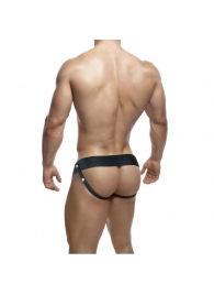 Телесный фаллопротез на черных эластичных ремнях 7 Inch Hollow Strap On - 17 см. - Blush Novelties - купить с доставкой в Мытищах