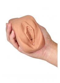 Маструбатор-вагина с вибрацией Soft   Wet Renata Realistic Tan Masturbator - Blush Novelties - в Мытищах купить с доставкой
