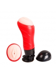 Мастурбатор-вагина Delia с вибрацией и голосом - Baile - в Мытищах купить с доставкой