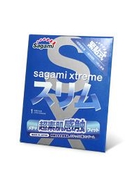 Презерватив Sagami Xtreme FEEL FIT 3D - 1 шт. - Sagami - купить с доставкой в Мытищах